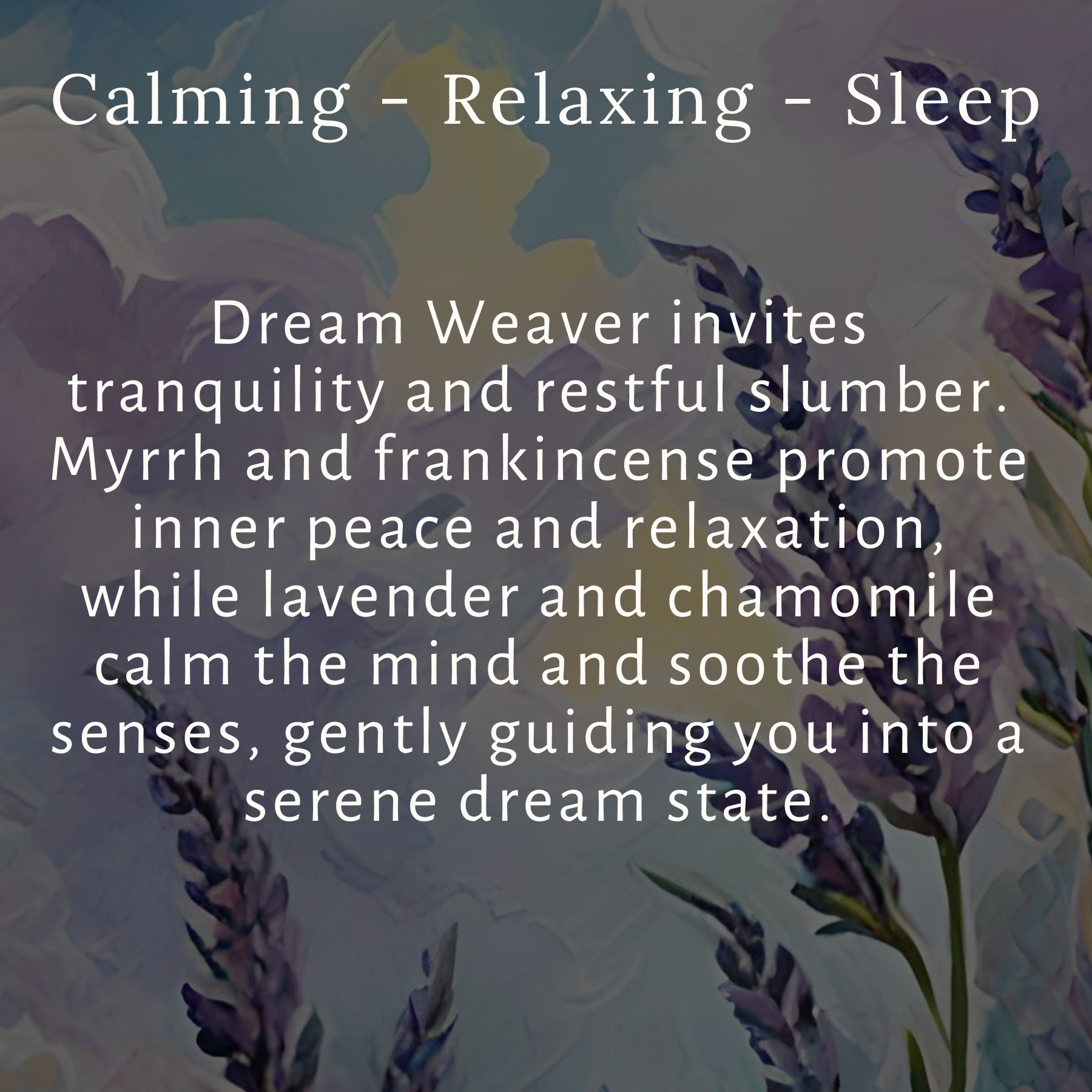 Dream Weaver Aromatherapy Perfume