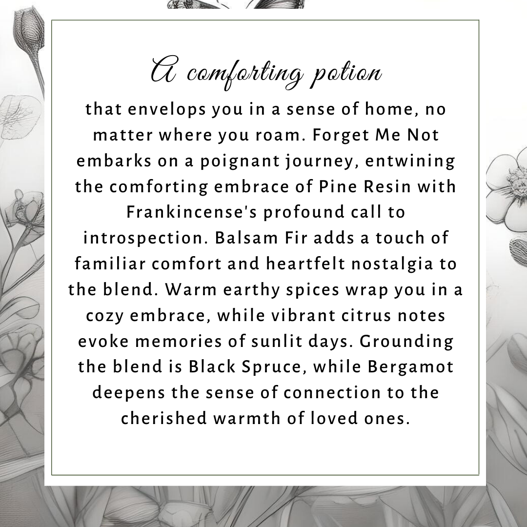 Forget Me Not Aromatherapy Potion