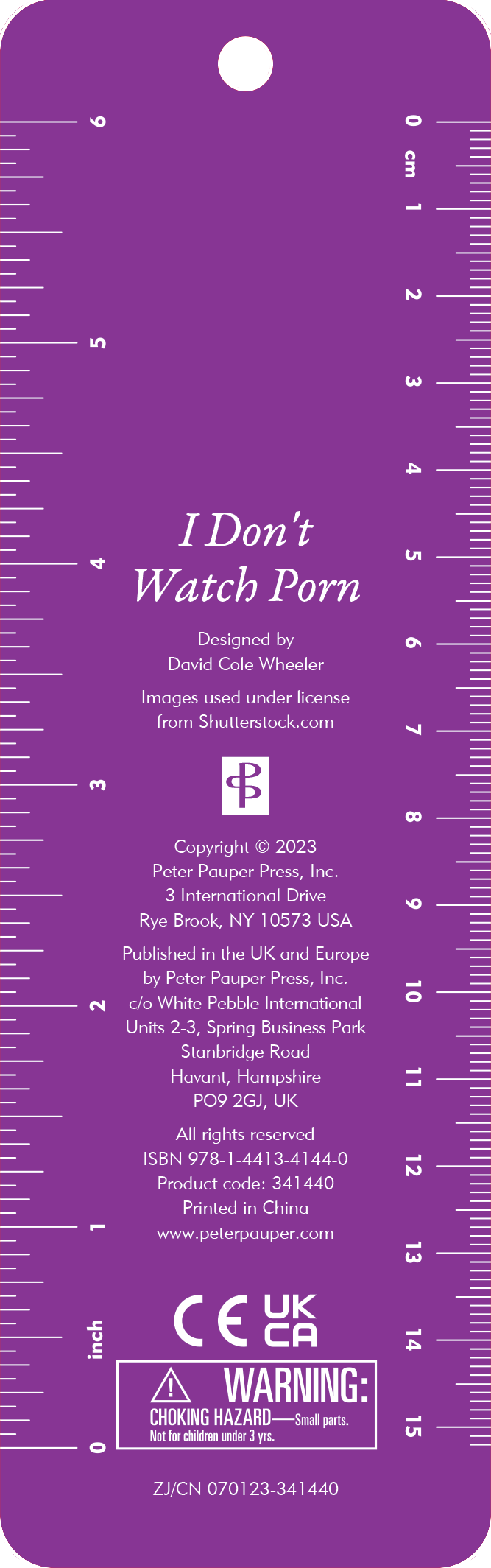 I Don't Watch P*rn Beaded Bookmark