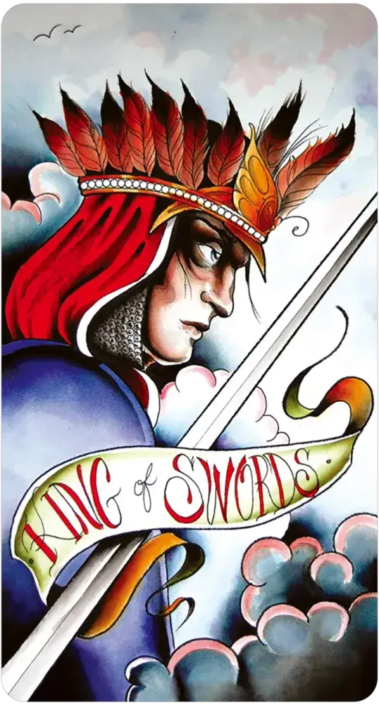 Eight Coins' Tattoo Tarot Borderless Miniature Edition