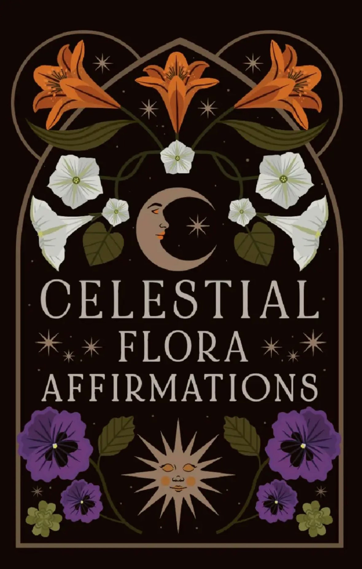Celestial Flora Affirmation Cards