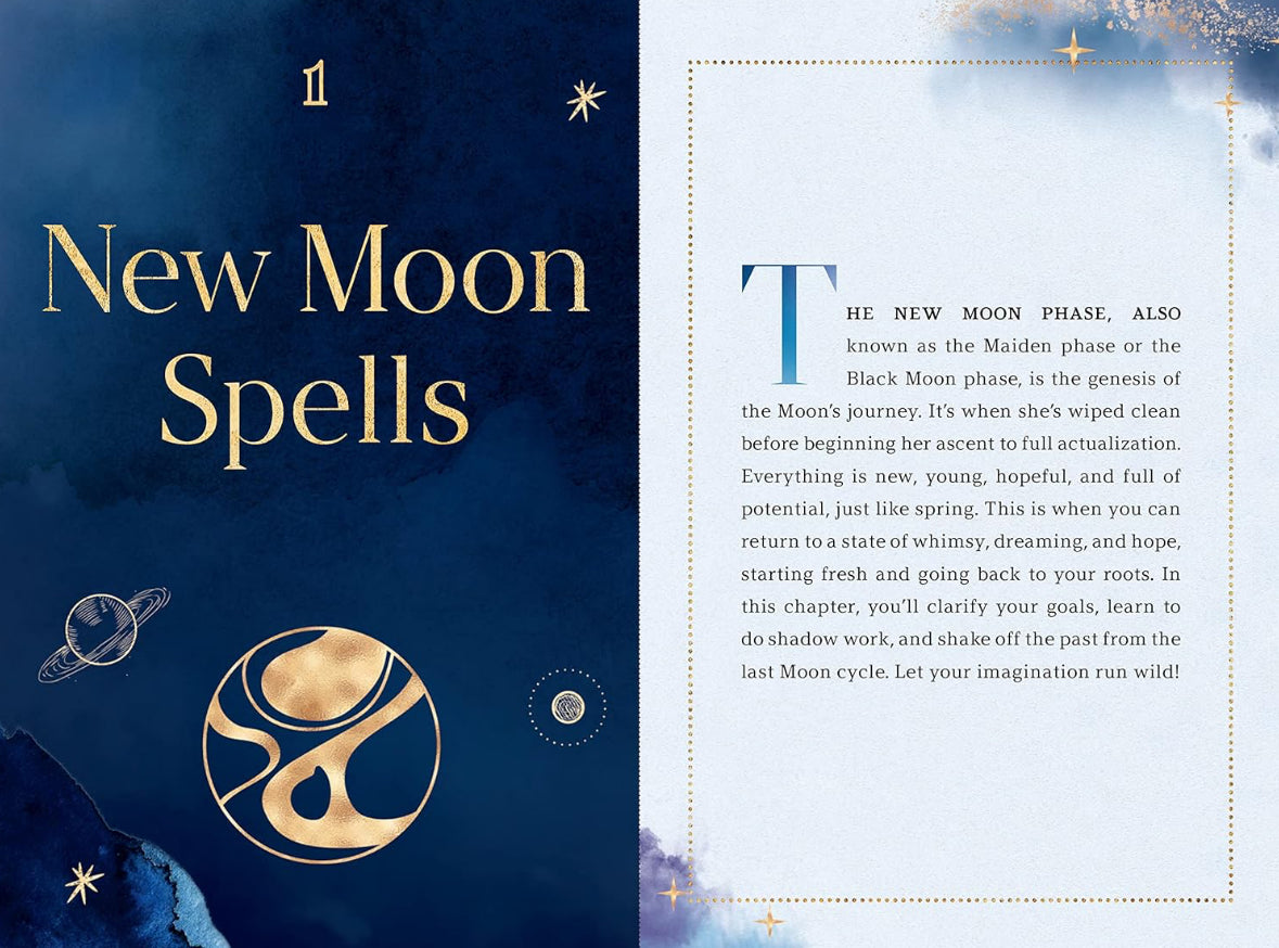 Moon Spells: An Enchanting Spell Book of Magic & Rituals