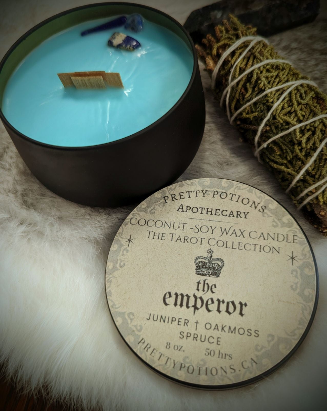 THE EMPEROR Tarot Collection Candle
