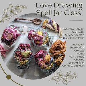 Love Drawing Spell Jar Class - February 10