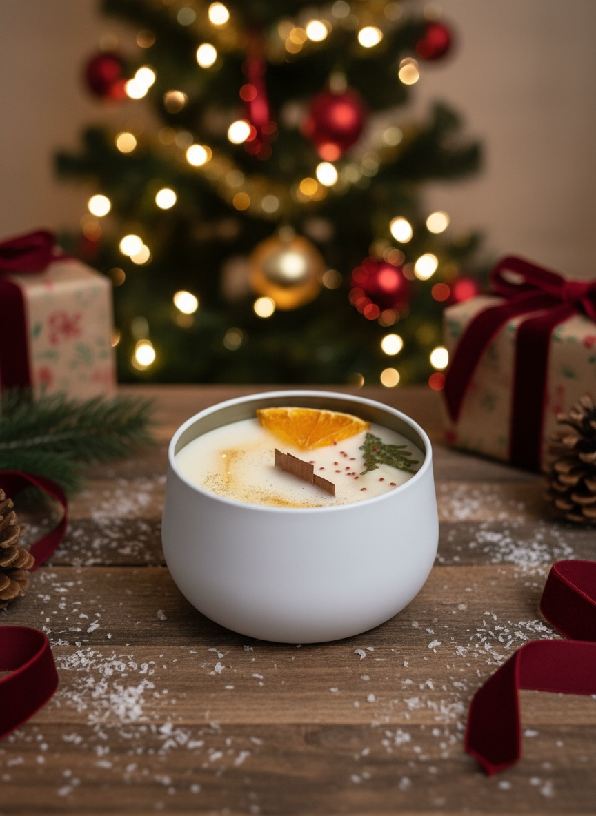 Victorian Christmas Coconut Soy Candle