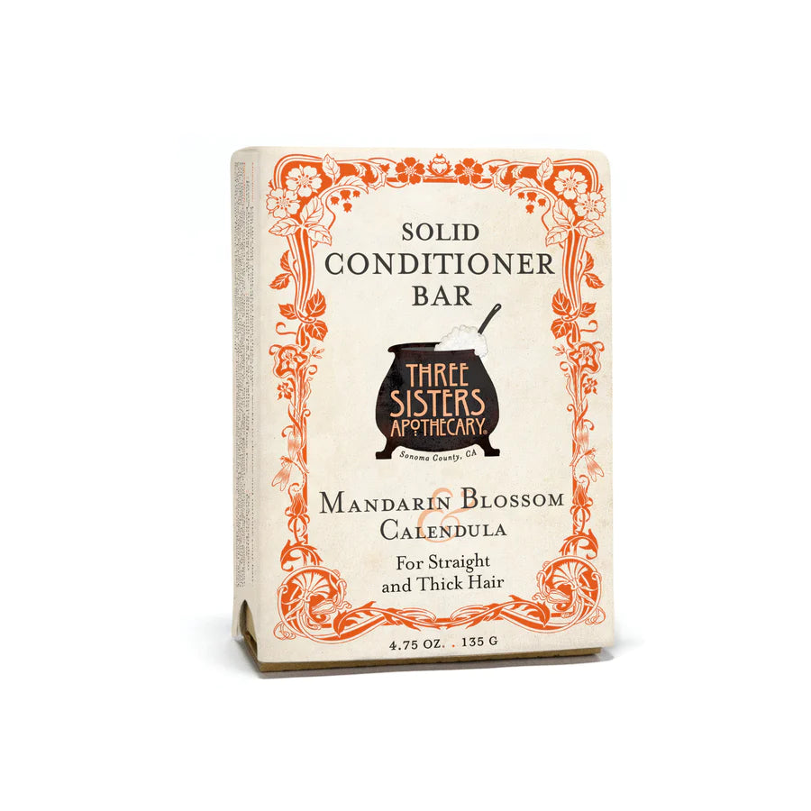 Mandarin Blossom Conditioner Bar for Straight/Thick Hair