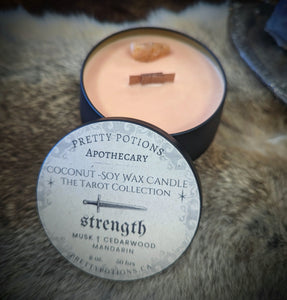 STRENGTH Tarot Collection Candle