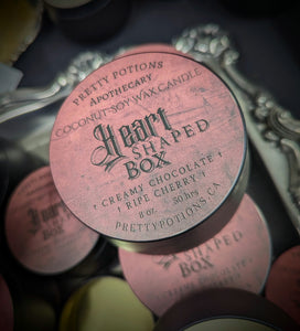Heart Shaped Box LIMITED EDITION Valentine's Collection Candle