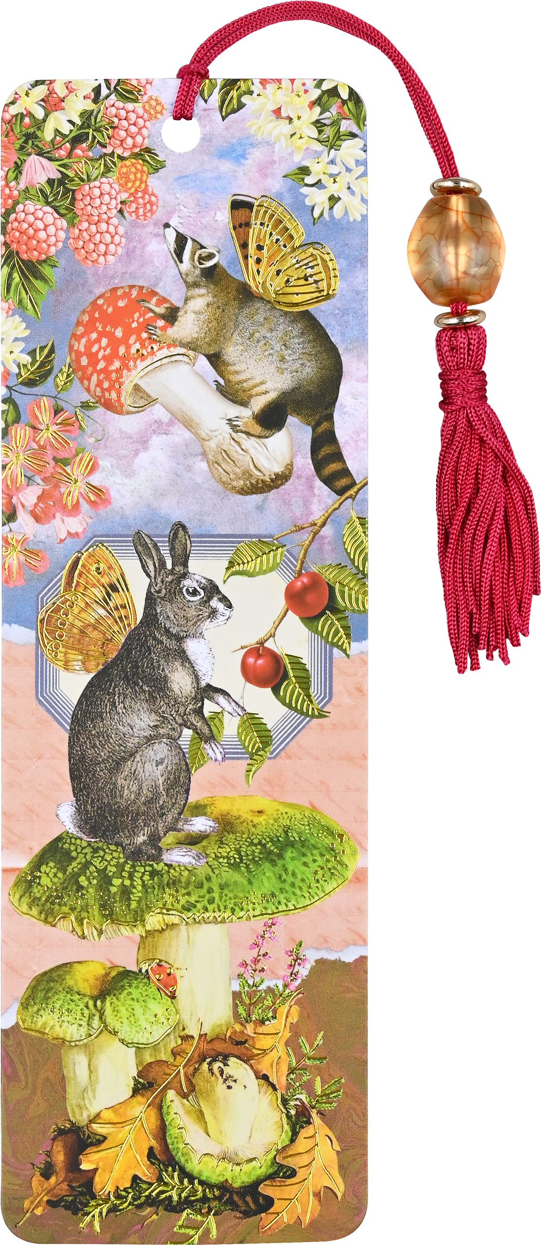 Ephemera Beaded Bookmark