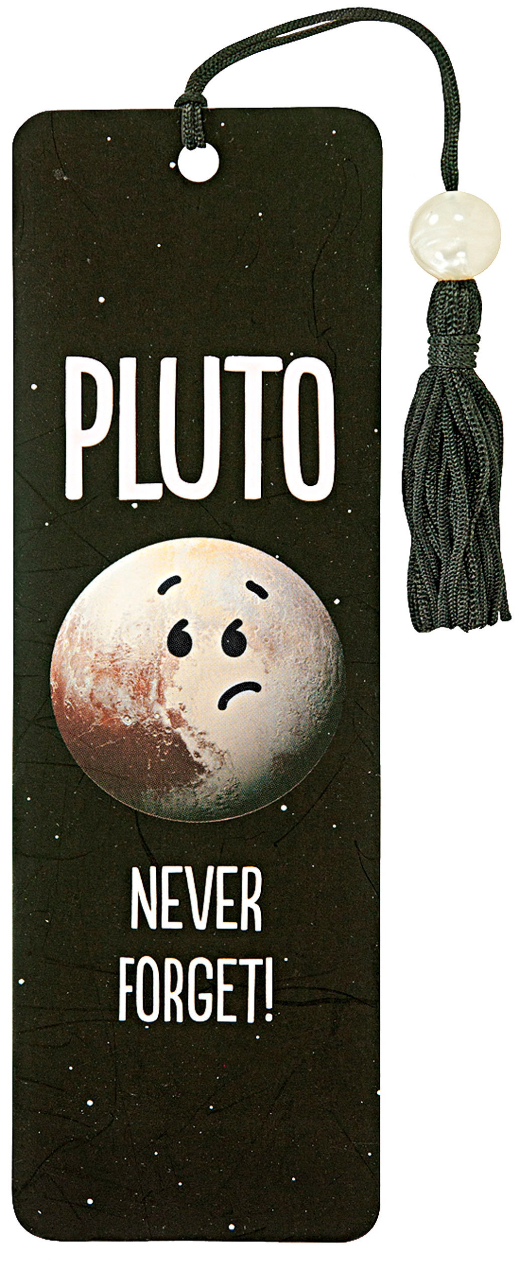Pluto Never Forget! Beaded Bookmark
