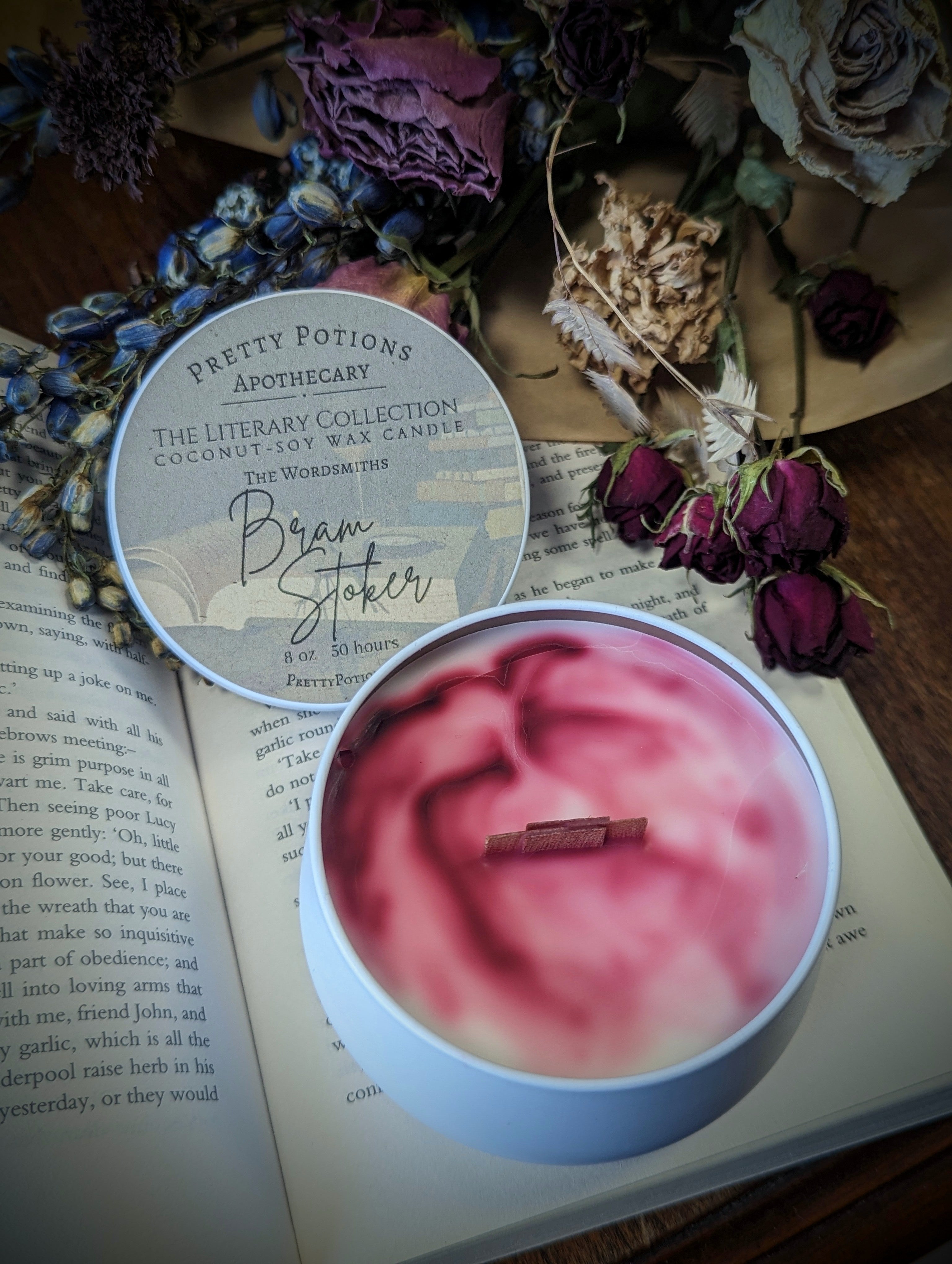 Bram Stoker Literary Collection Candle