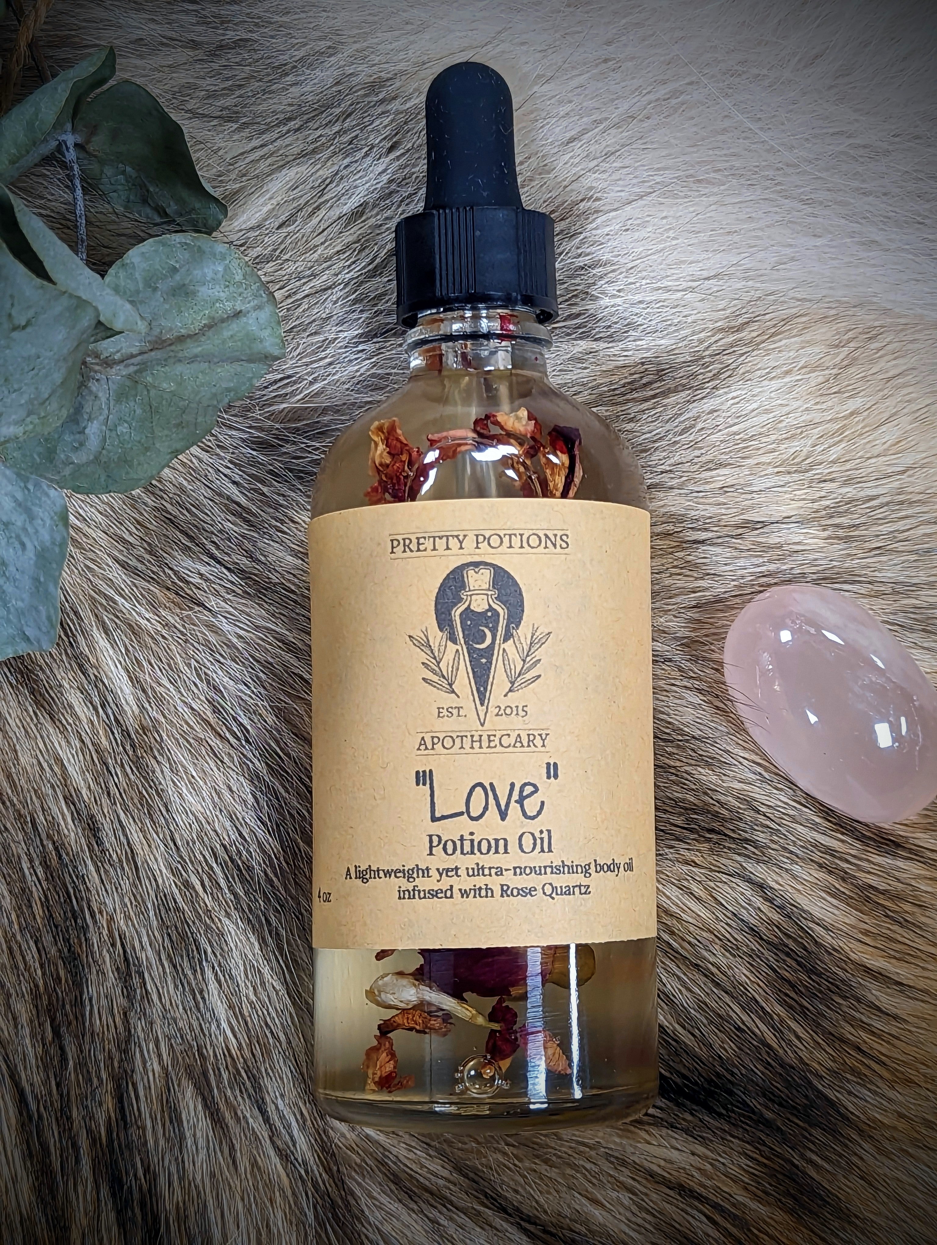 Love Crystal Infused Body Oil