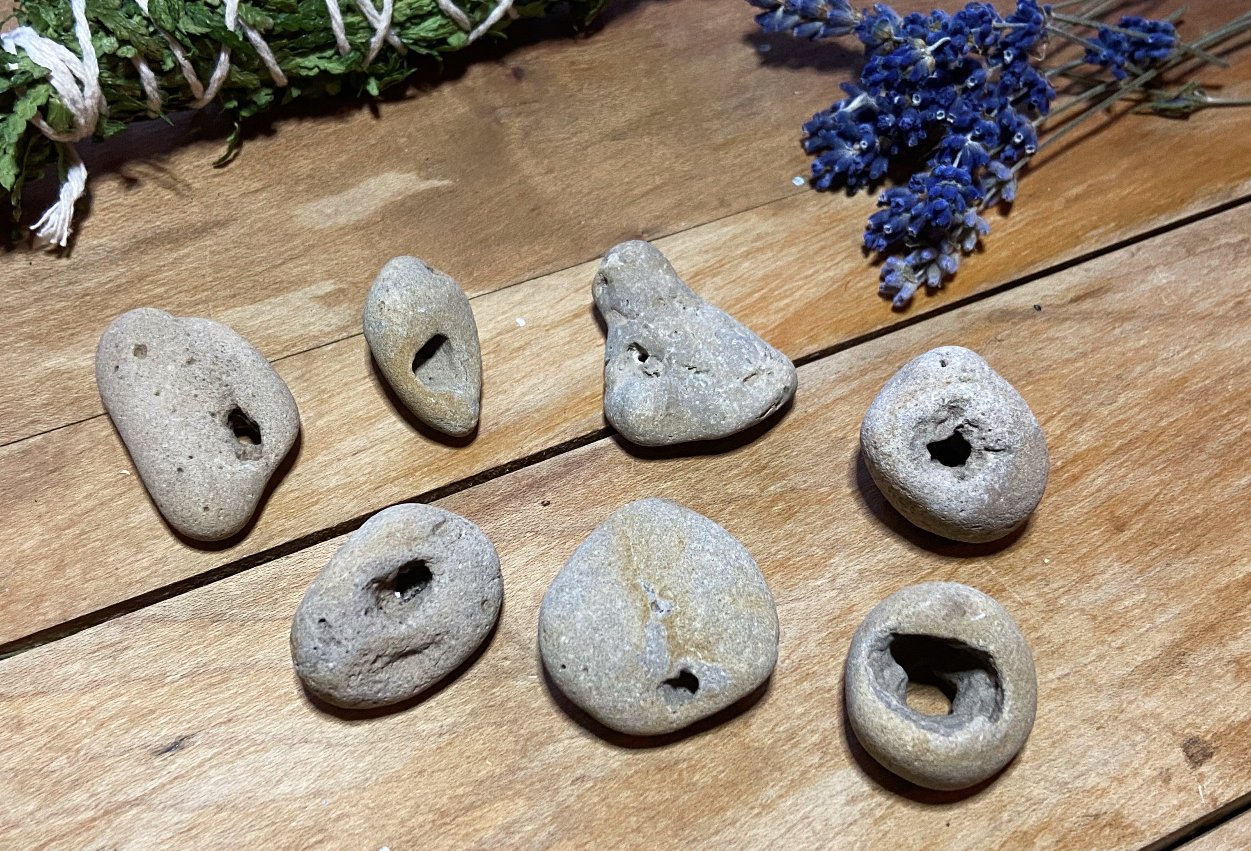 Natural Hag Stones